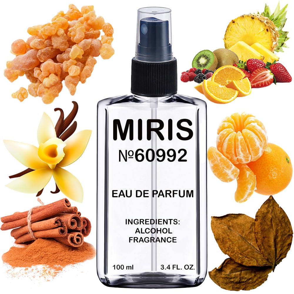 MIRIS No. 60992, Inspired by Wanted by Night, Long-Lasting Eau de Parfum for Men, Spray 3.4 Fl Oz / 100 ml