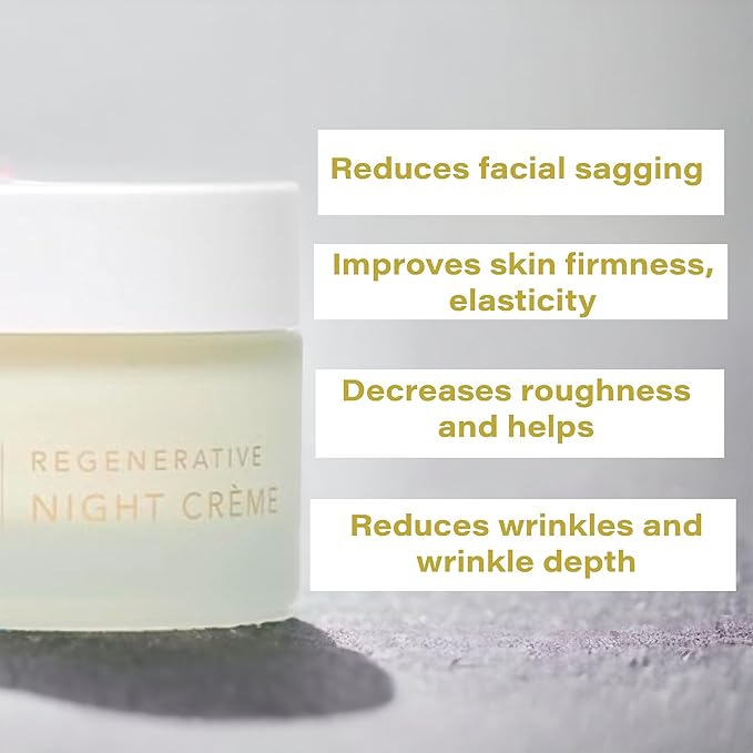 PURE FIJI Regenerative Night Cream Anti Aging Moisturizer, Repair & Hydrate Recovery Cream Night Moisturizer For Face, Natural Formula for All Skin Types, (1.7oz/50ml)