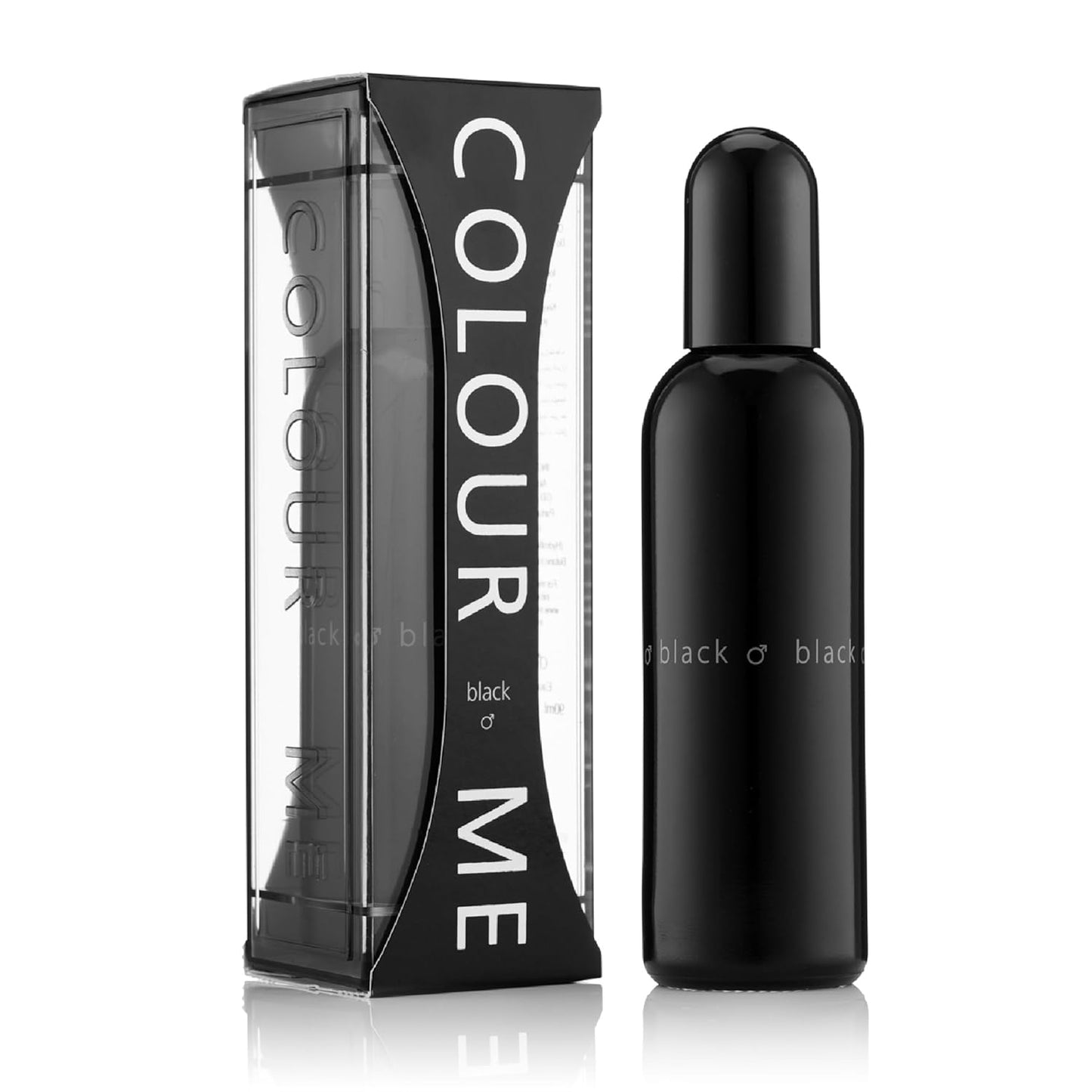 COLOUR ME Milton-Lloyd Black Homme - Eau de Parfum - Long Lasting Perfume for Men - Vanilla, Sandalwood Cologne for Men - Woody Men's Cologne - 3 oz.