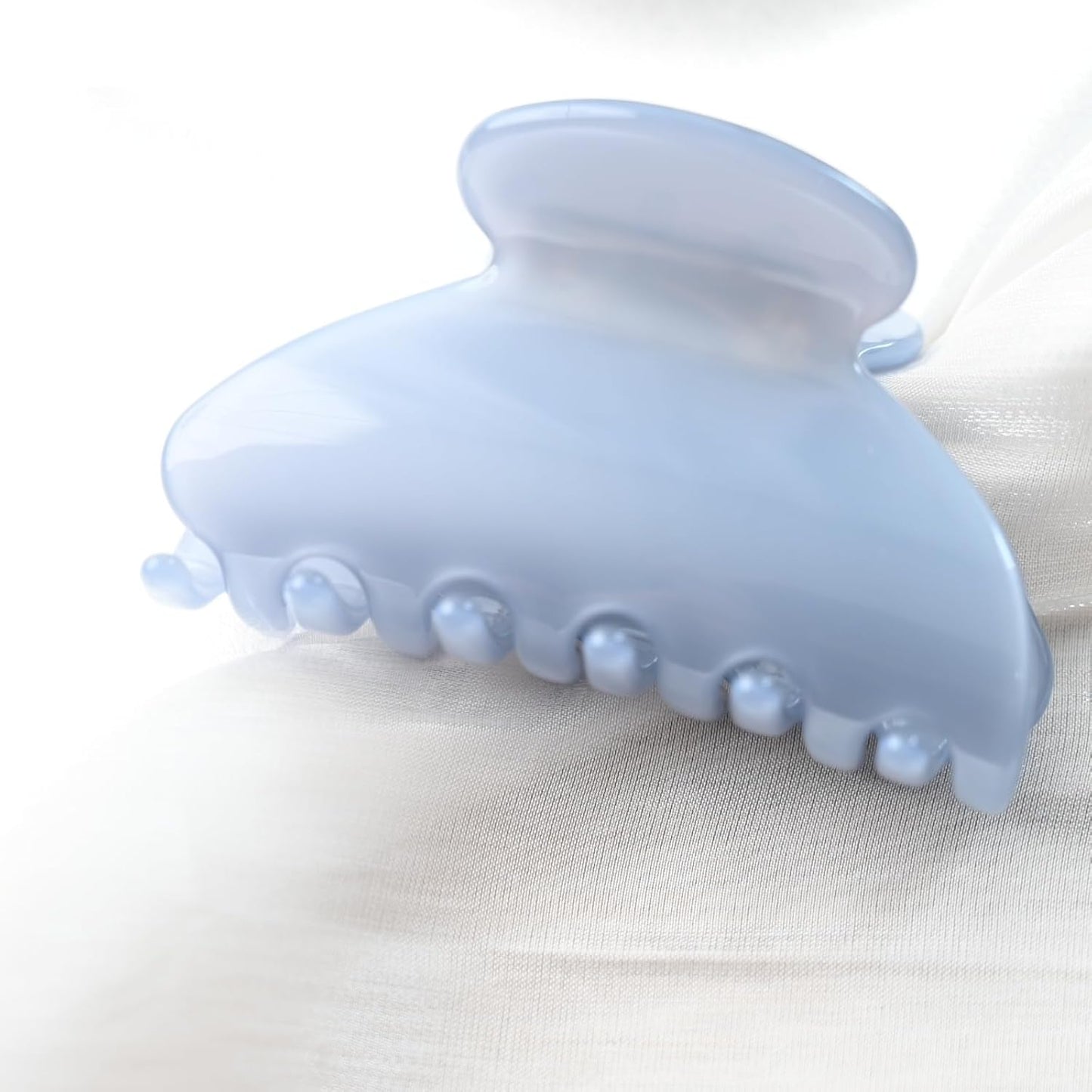 Handmade Celluloid Acetate French Design Barrettes Tortoise Shell Claws Hair Claw Luxury Fashion Accessories Hair Clip for Women (starblue)