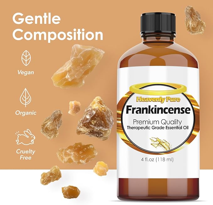 Frankincense Essential Oil - Pure & Natural Frankincense Aroma Therapeutic Grade Essential Oil (Huge 4 OZ - Bulk Size)
