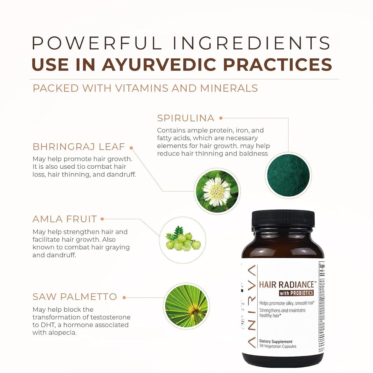 Premium Hair Growth Vitamin with Biotin, Horse Tail Extract & 20 Ingredients for Thicker, Stronger Hair and Healthy Scalp