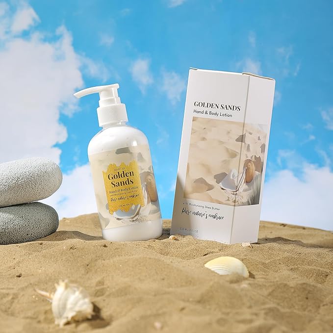 Cape Cod Golden Sands Hand & Body Lotion - Island Breeze Essence, 236ml (8 fl oz)