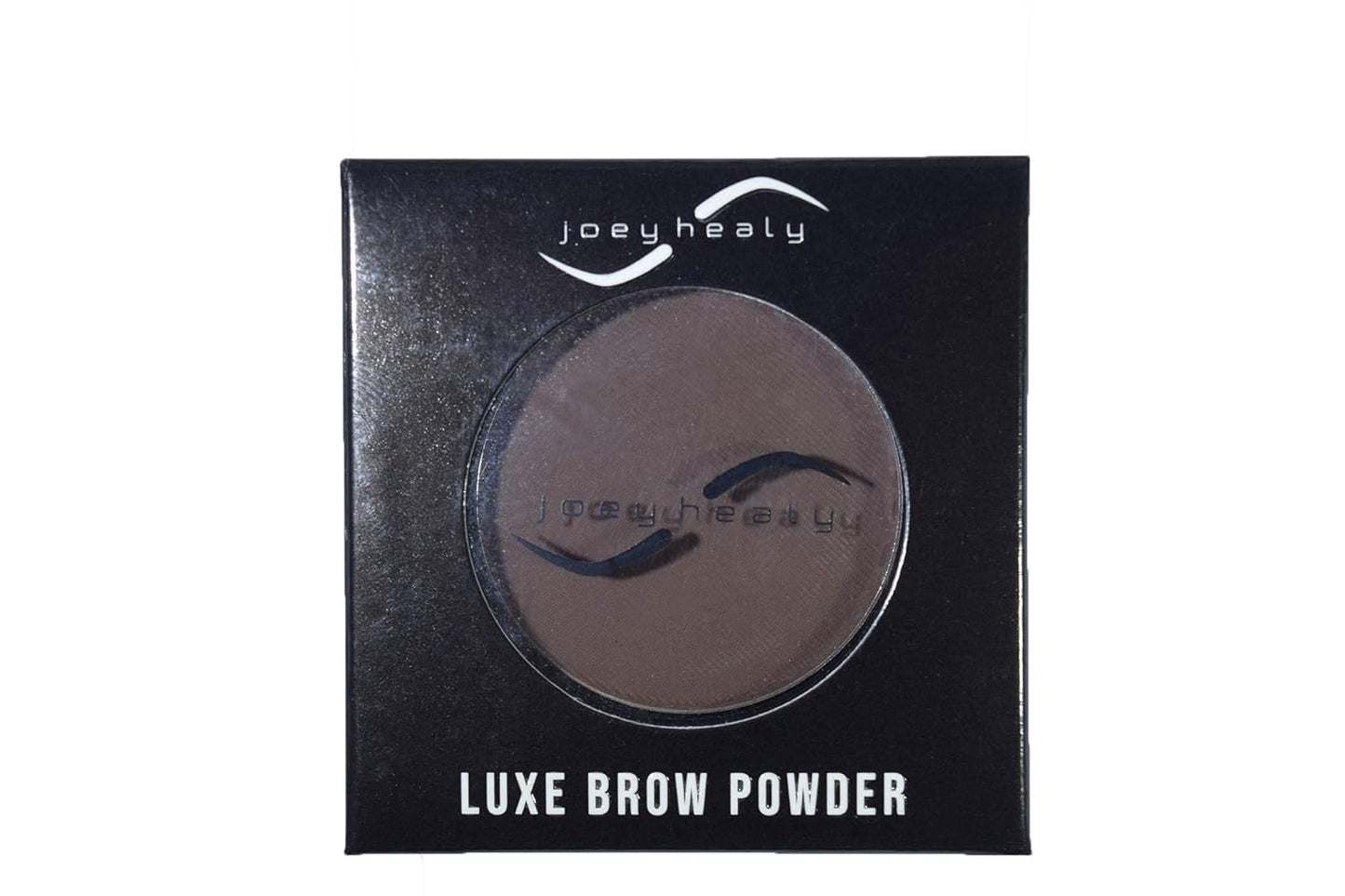 Joey Healy Luxe Brow Powder, Natural and Soft Definition Eyebrow Powder, Waterproof Brow Makeup Formula, Tobacco (Brunette)