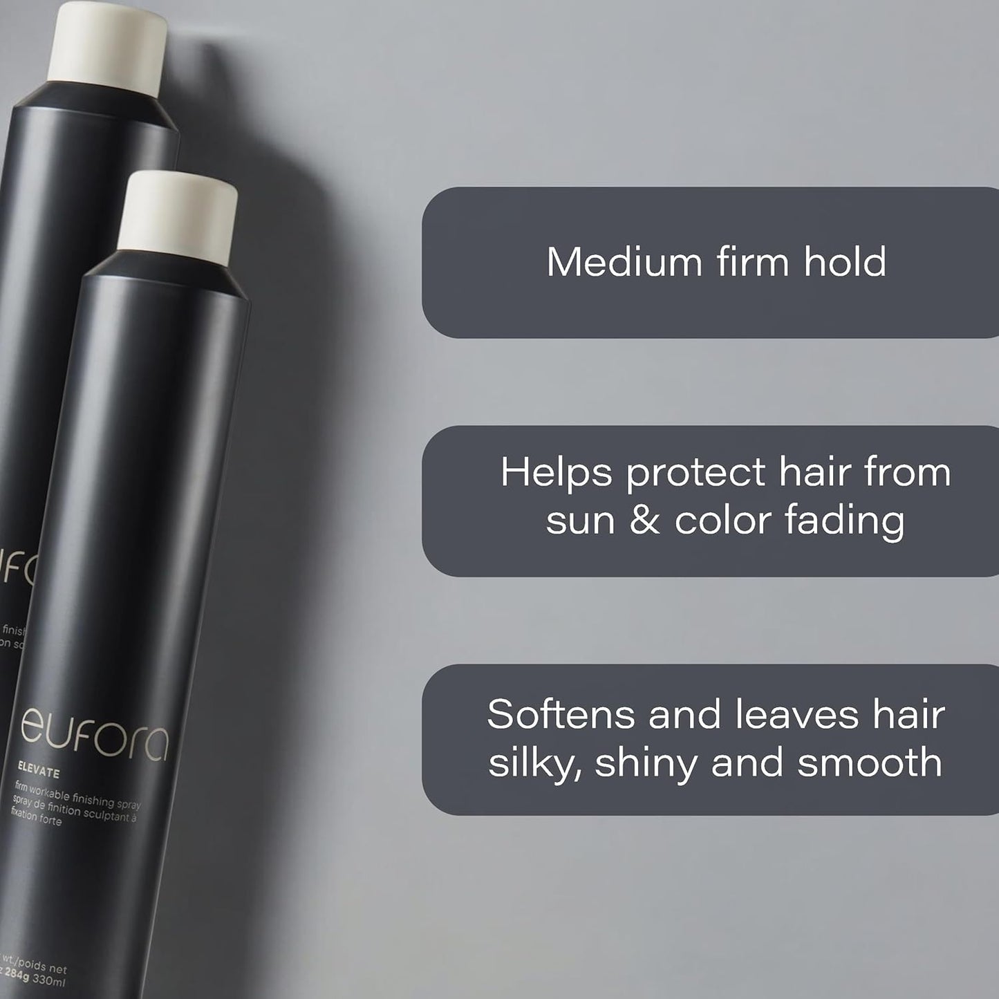 Eufora Elevate Firm Workable Finishing Spray, 10 Oz