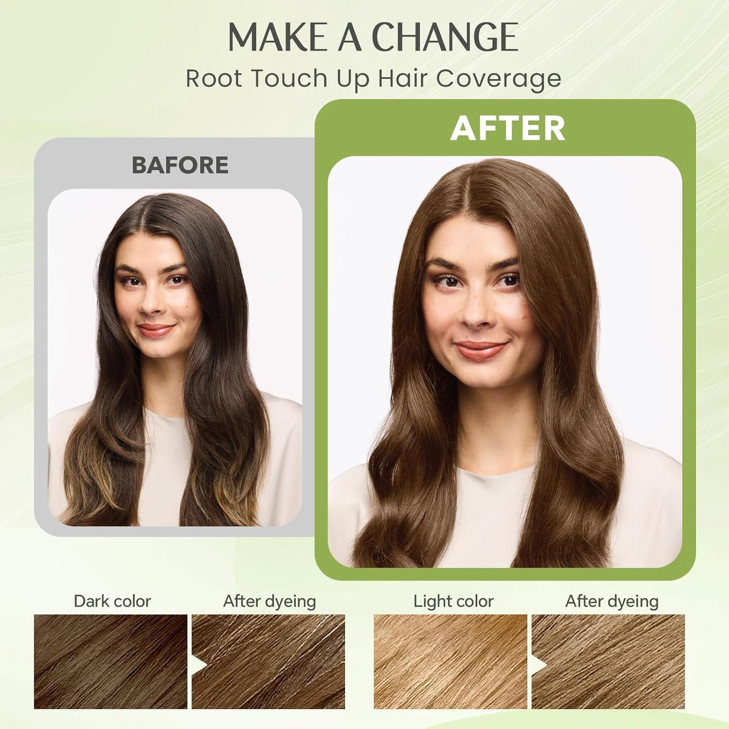 Light Brown Hair Dye Shampoo 3 in 1, Instant Natural Hair Color Shampoo Hair Dye for Women & Men, Root Touch Up & Easy To Use & Lasts 3-4 Weeks & All Hair Types, 16.9 fl.oz