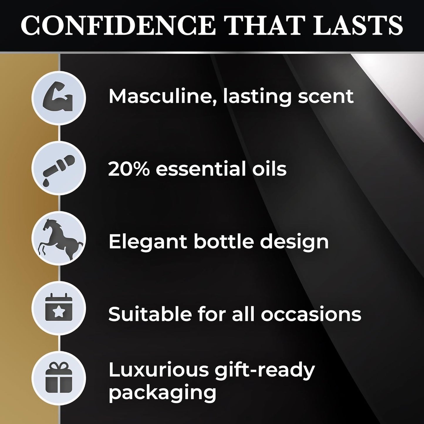 Beverly Hills Polo Club CLASSIC Eau de Parfum for Men - Enduring Luxury Fragrance with Iconic Metal Horse Cap & Premium Cylinder Box - 3.4 Fl Oz