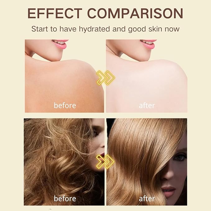 Castor Oil Massage Oil - Body Oil After Shower - Essential Oils for Skin & Hair Care -Soothe,Nourish,Smooth -Instant Absorption & Non-Greasy for All Skin Types