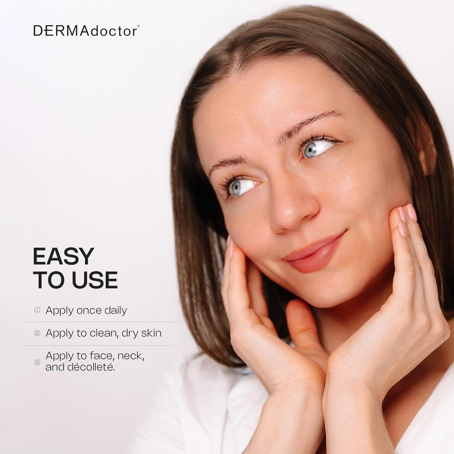 DERMAdoctor Calm Cool + Corrected Dermatologist Formulated Bakuchiol Retinol Alternative Serum for Sensitive Skin; Anti Aging Serum for Fine Lines, Wrinkles, Brightening and Pore Minimizing - 1.01 oz