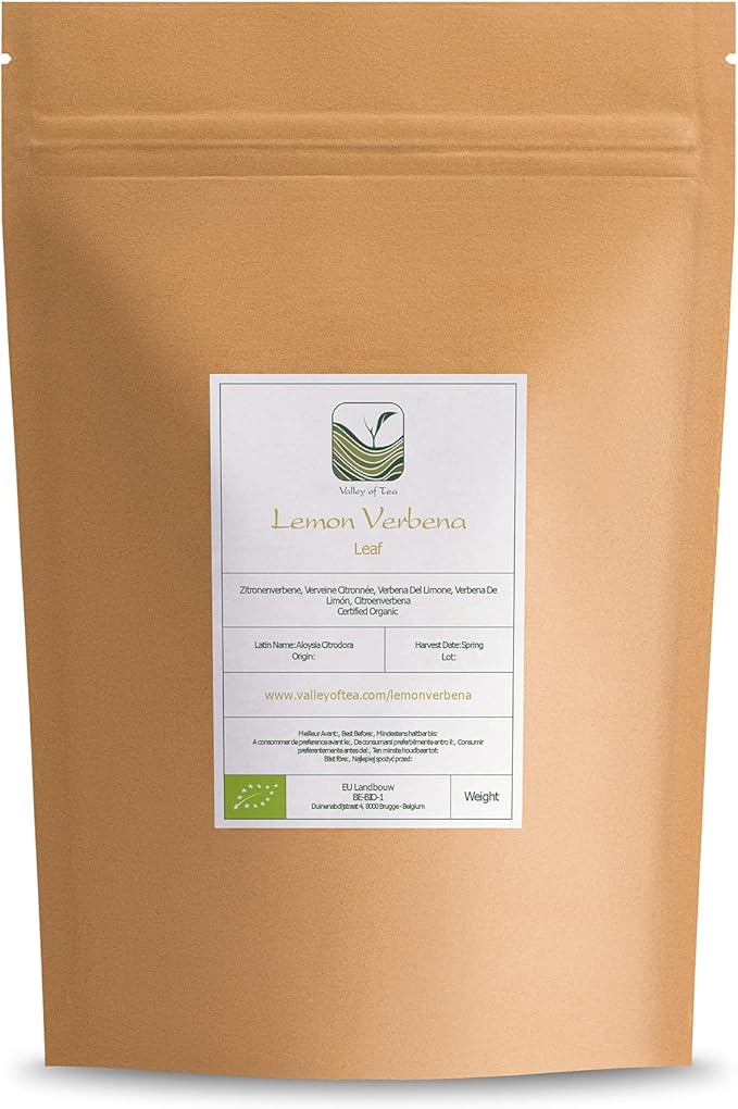 Lemon Verbena Organic Herbal Tea - Handpicked Cedron Loose Leaf Tea - Luisa Verveine or Luiza Leaves - Cedron Herb Dried Lemon Verberna Tea Lemon Verbena Tea Leaves Lemon Tea Leaves