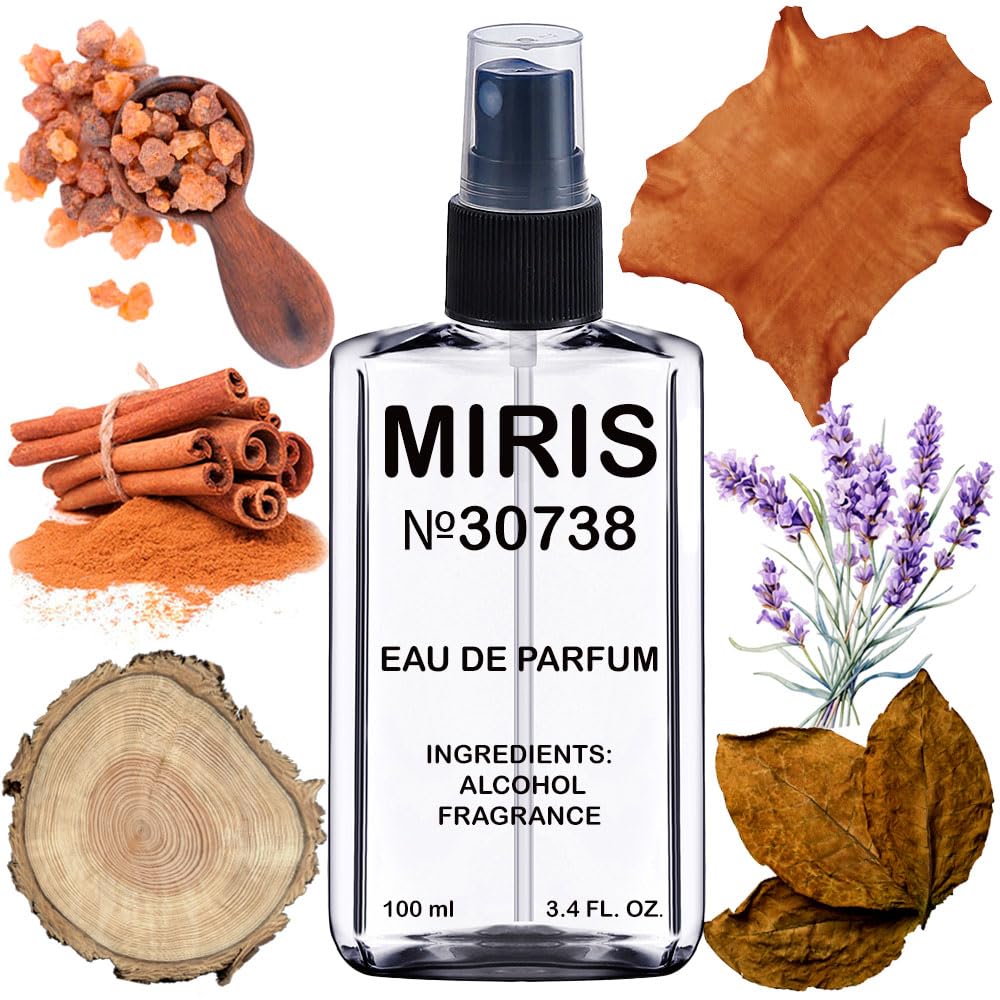 MIRIS No. 30738, Inspired by London, Long-Lasting Eau de Parfum for Men, Spray 3.4 Fl Oz / 100 ml