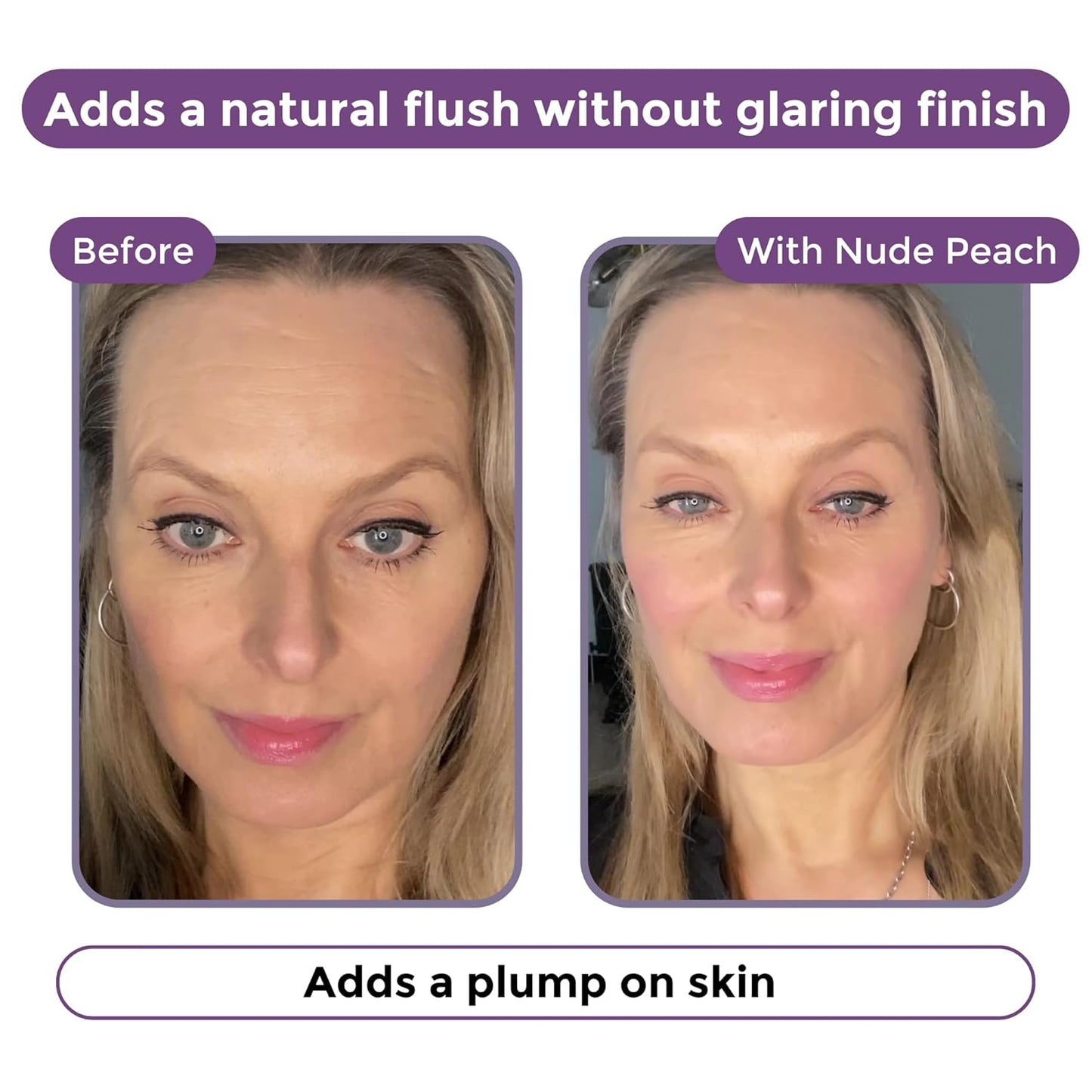 Rumi Cosmetiques BloomBlush+ Multipurpose Color Stick For Older Women - Blush, Lipstick & Contour in 1- Radiant, Healthy Glow & Nourishing Formula - For Sensitive Skin (Dusty Rose, Regular)