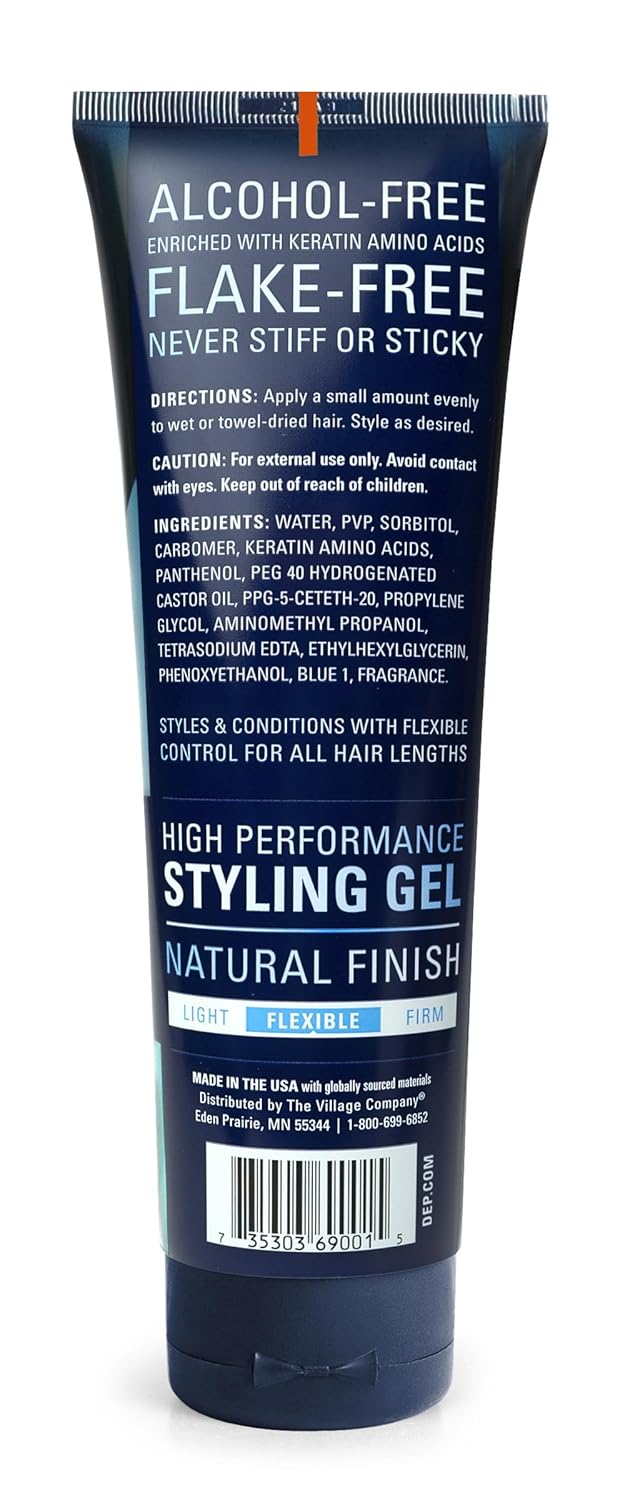 DEP Sport Endurance Hair Styling Gel, 9.8 Ounce (Pack of 3)