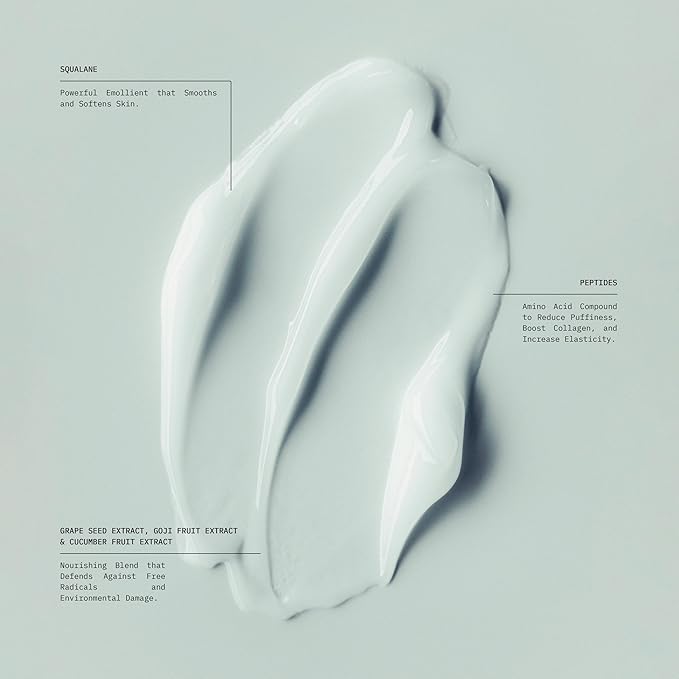 Chaddy Silky Eye Serum | Hydrating Under-Eye Cream for Dark Circles, Fine Lines, Wrinkles, Puffiness, and Bags – Fragrance-Free Formula with Caffeine, Niacinamide, Peptides, and Antioxidants – 15ml