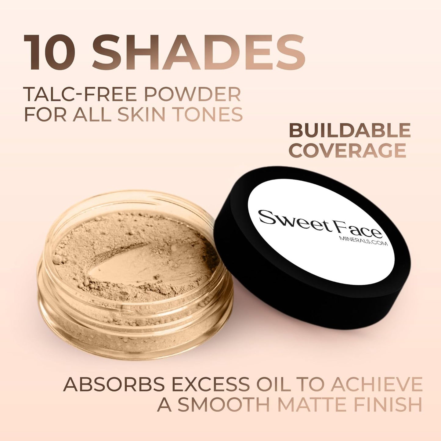 Fair Shade 2 Foundation (30g Full Size Sifter Jar) Matte Mineral Makeup Loose Powder Foundation – Full Coverage, Natural Finish, Noncomedogenic, SPF 30