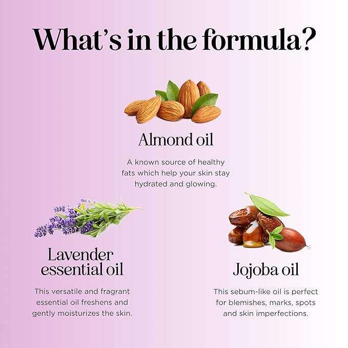 Aromatherapy Sensual Massage Oil for Couples - Relaxing Lavender Massaging Oil for Massage Therapy with Vitamin E Jojoba & Sweet Almond - Naturally Scented Vegan Non GMO & Gluten Free (8 Fl Oz)