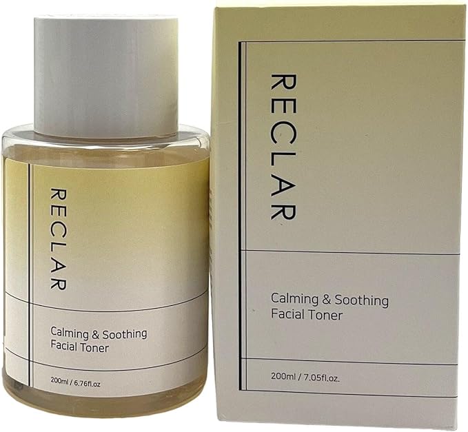 Calming & Soothing Facial Toner, 200ml, Korean Skincare, Aloe Vera, BHA, Centella Asiatica, Hyaluronic Acid, Allantoin, Hydrating, Clear