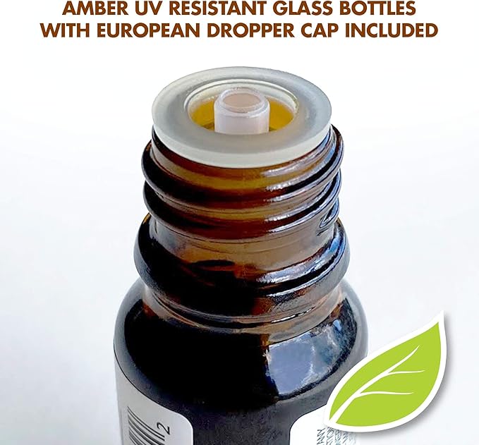 Healing Solutions Organic Peppermint Essential Oil 0.33 oz (10ml), Pure, Undiluted, Therapeutic Peppermint Oil for Hair and Skin