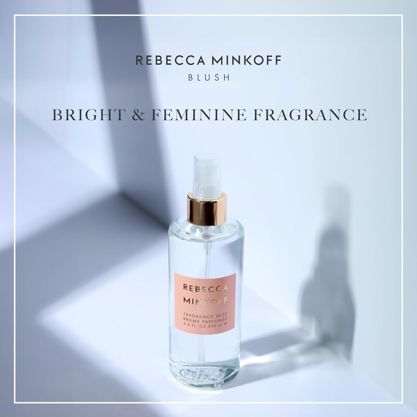 Rebecca Minkoff Blush - Body Spray for Women - Floral Fresh Fragrance - Notes of Bergamot, Mandarin, Black Currant, Orange Flower, Jasmine - 6.8 oz.