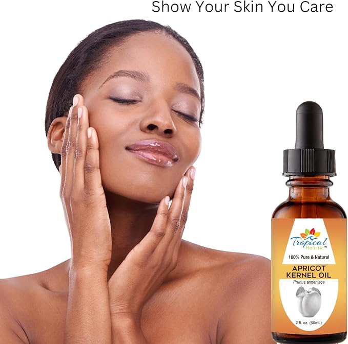 100% Pure Organic Apricot Kernel Oil, 2 oz - Natural Cold-Pressed Apricot Seed Oil from Turkey - Ideal for Massage, Skincare, Hair, Body, Aromatherapy for Men & Women