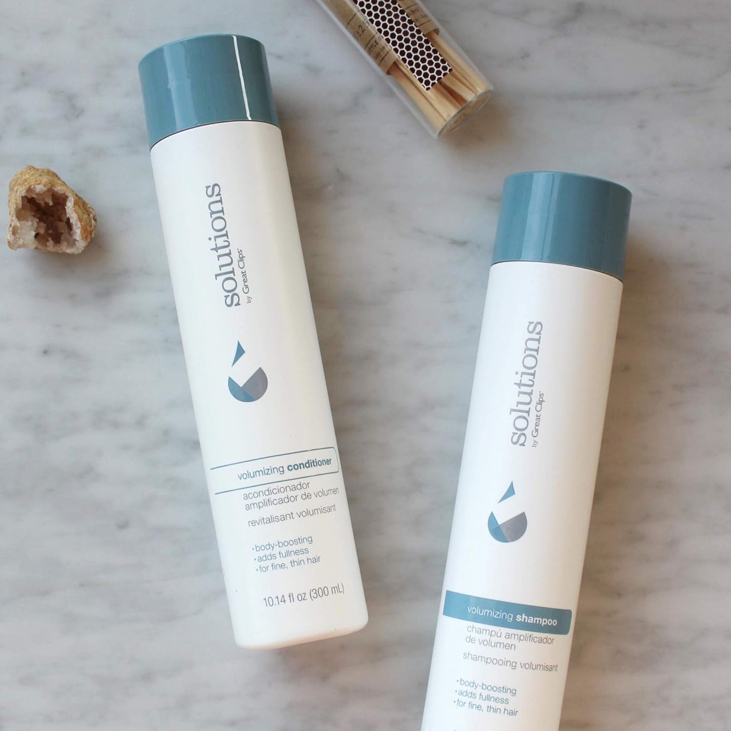 GREAT CLIPS Solutions Volumizing Shampoo, 10oz | Adds Volume, Thickness, & Bounce | For Fine, Thin, & Oily Hair | Every Day Use