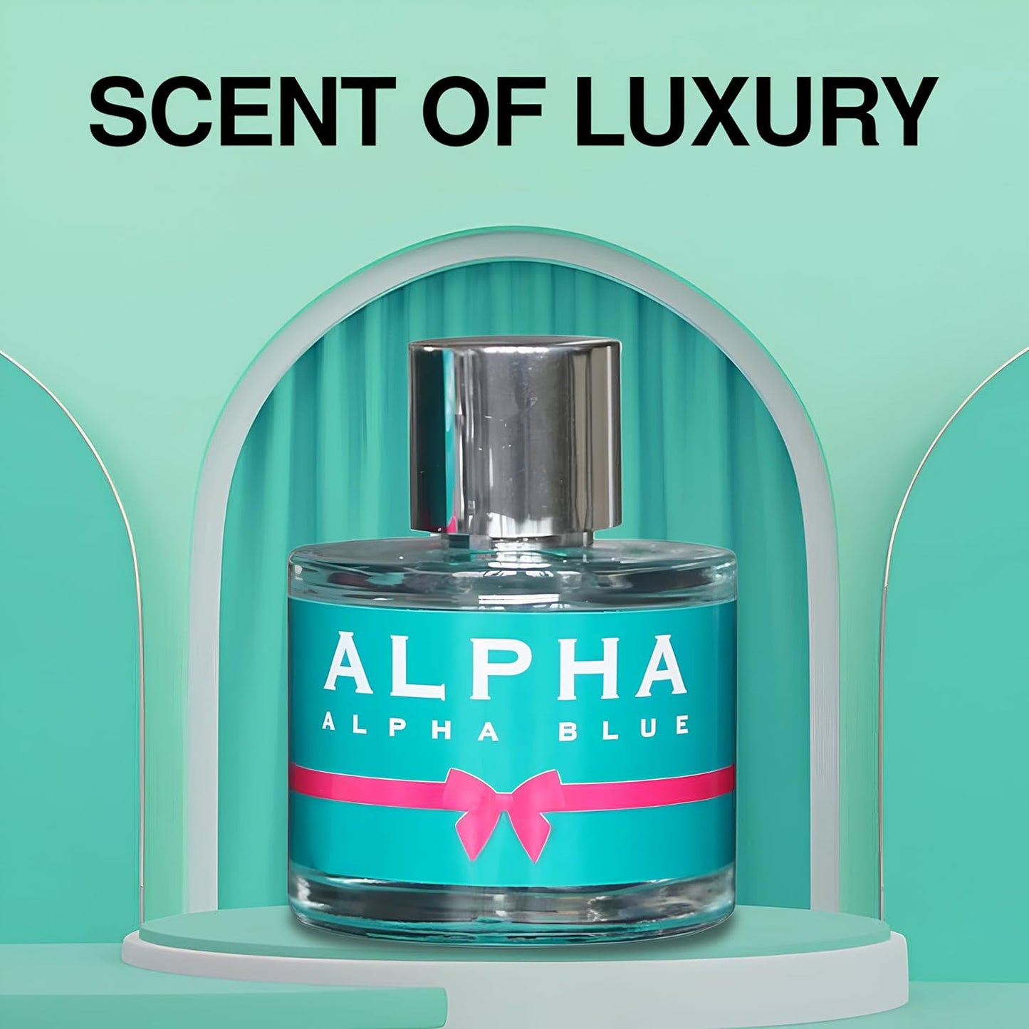 Alpha Blue Perfume for Women,Captivating Scent for Confident Elegance Women's Fragrance,3.4 Fluid Ounce Eau de Parfum Daily Used