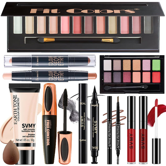 Makeup Set for Women, Makeup Full Kit for Beginners & Professionals, Travel Makeup Set for Teens & Adults, Makeup Gift Set for Girls, Eyeshadow Palette, Lip Gloss, Face & Eye Make up