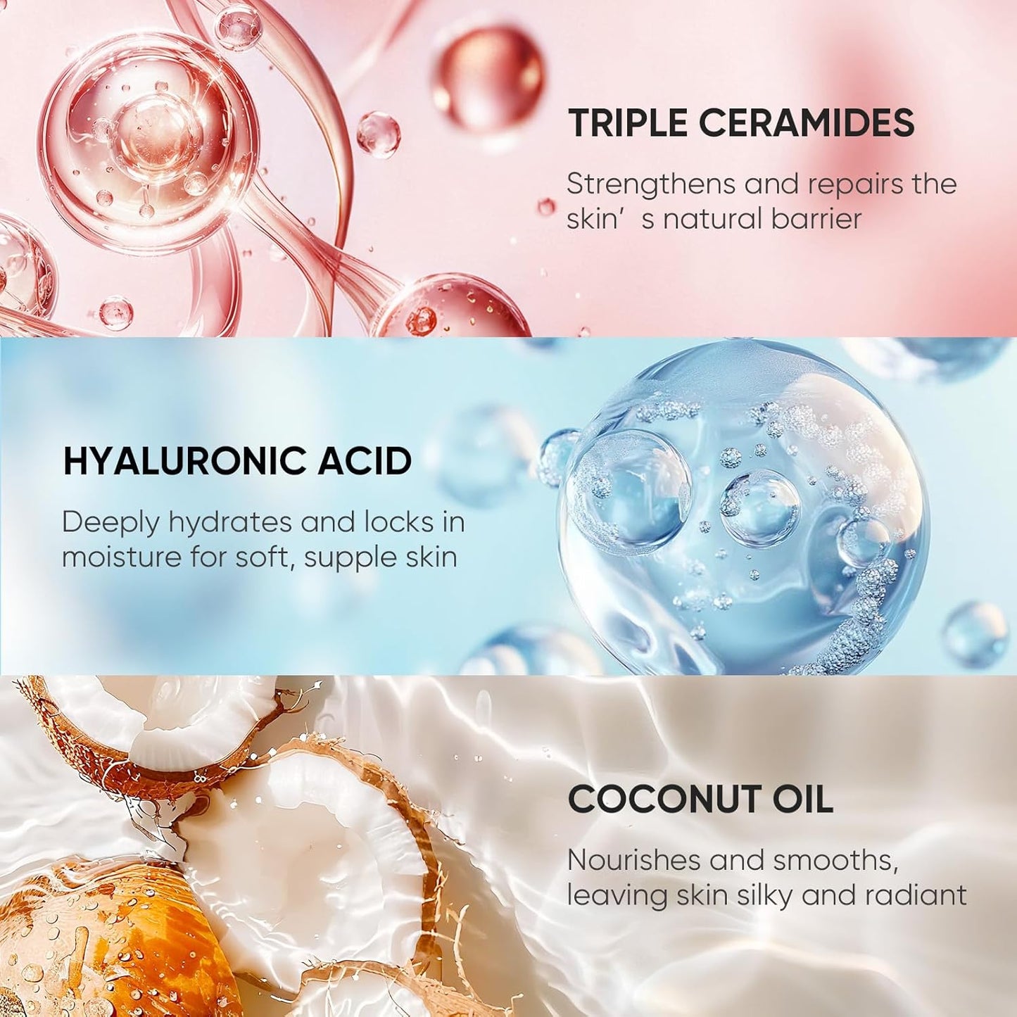 Rose Elixir Body Wash for Women – Moisturizing Shower Gel with Triple Rose Formula, Hydrating Natural Cleanser, Gentle Foaming, Multi-Oil Nourishment, 7 oz