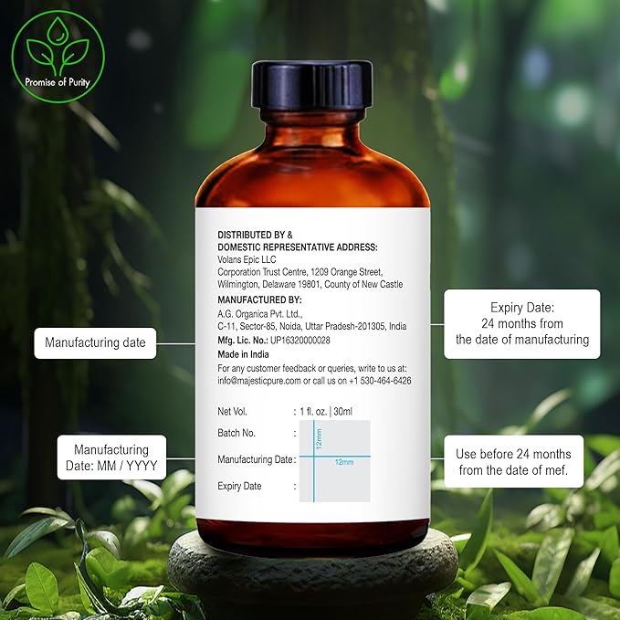 MAJESTIC PURE Tea Tree Essential Oil | 100% Pure and Natural Tea Tree Oil | Premium Grade Essential Oils for Hair Care, Home Diffusers, Skin, Aromatherapy, Massage and Humidifiers | 1 Fl Oz