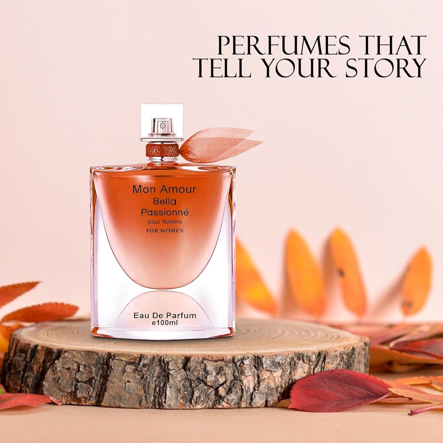 Mon Amour Bella Passione for Women Perfume Eau de Parfum Natural Spray Elegant Scent Fragrance for all Skin Types 3.3 Fluid Ounce