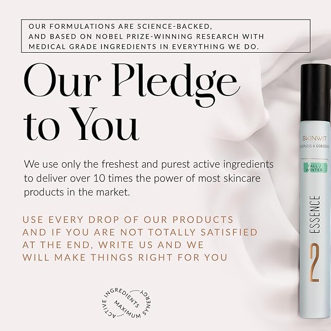 – Peptide Lip & Face Treatment - Recovers and Plumps Skin Complexion - Medical-Grade Instant Lifting Wrinkle & Collagen Repair - Oil-Free –- The Most Powerful ESSENCE Ever - 0.67oz