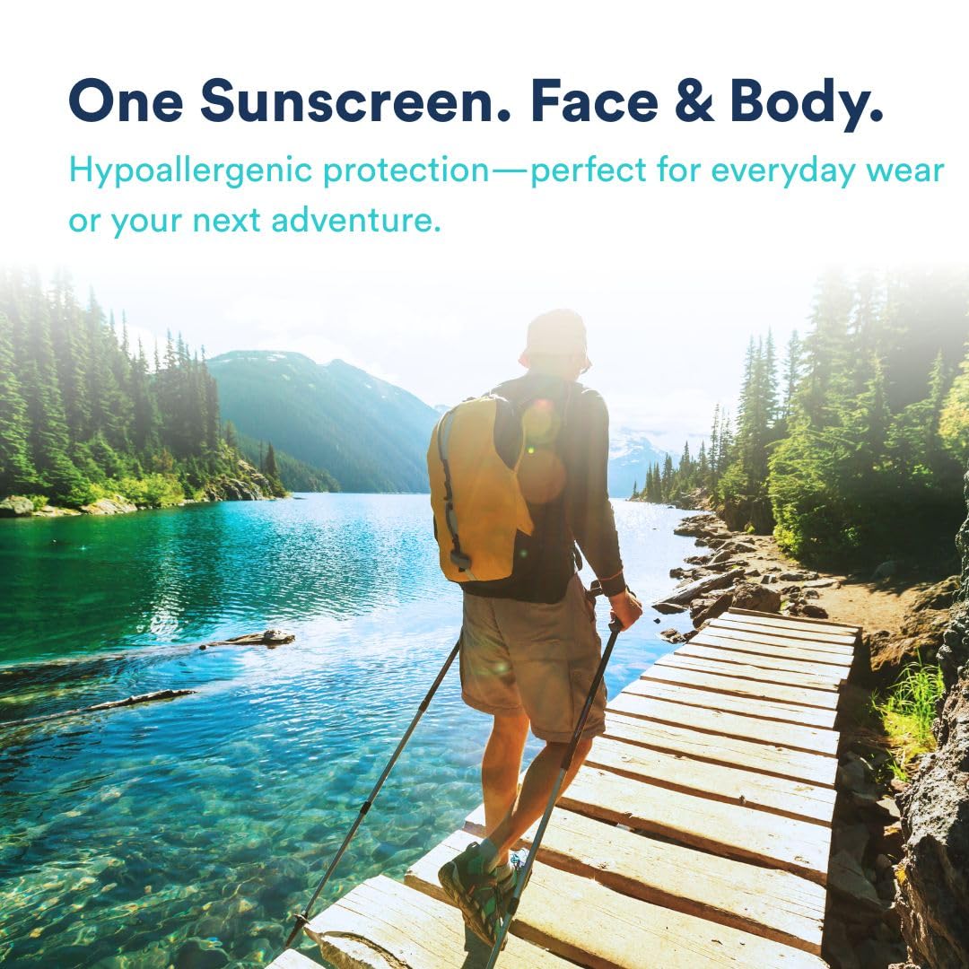 KINeSYS Lightly Mango Scented Clear Spray Sunscreen, SPF 30, Hypoallergenic, Broad Spectrum UVA/UVB protection for Face & Body; Alcohol, PABA & Oxybenzone FREE, Vegan, 170+ Sprays, 1 fl oz (Pack of 2)