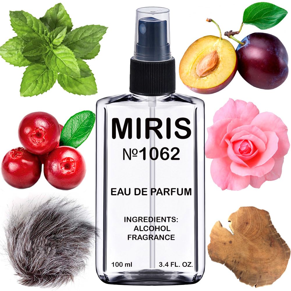 MIRIS No. 1062, Inspired by Dark Purple, Long-Lasting Eau de Parfum for Women, Spray 3.4 Fl Oz / 100 ml