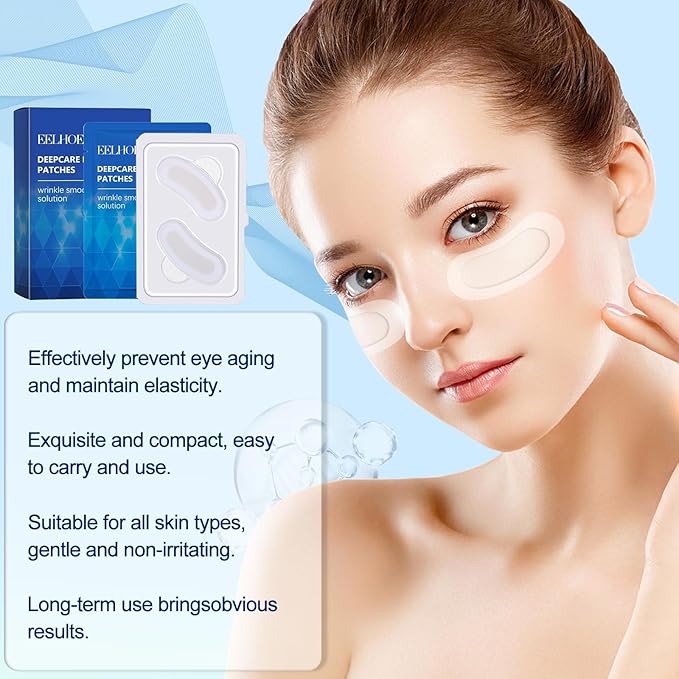6 Picecs Malora Microglow Eye Patches,Hyaluronic Patchess for Under,Malora Under EyePatches for Wrinkles,Reduces Puffiness & Eye Bags,Under Eye Wrinkles Hydrating Sticker Mask (1Box)