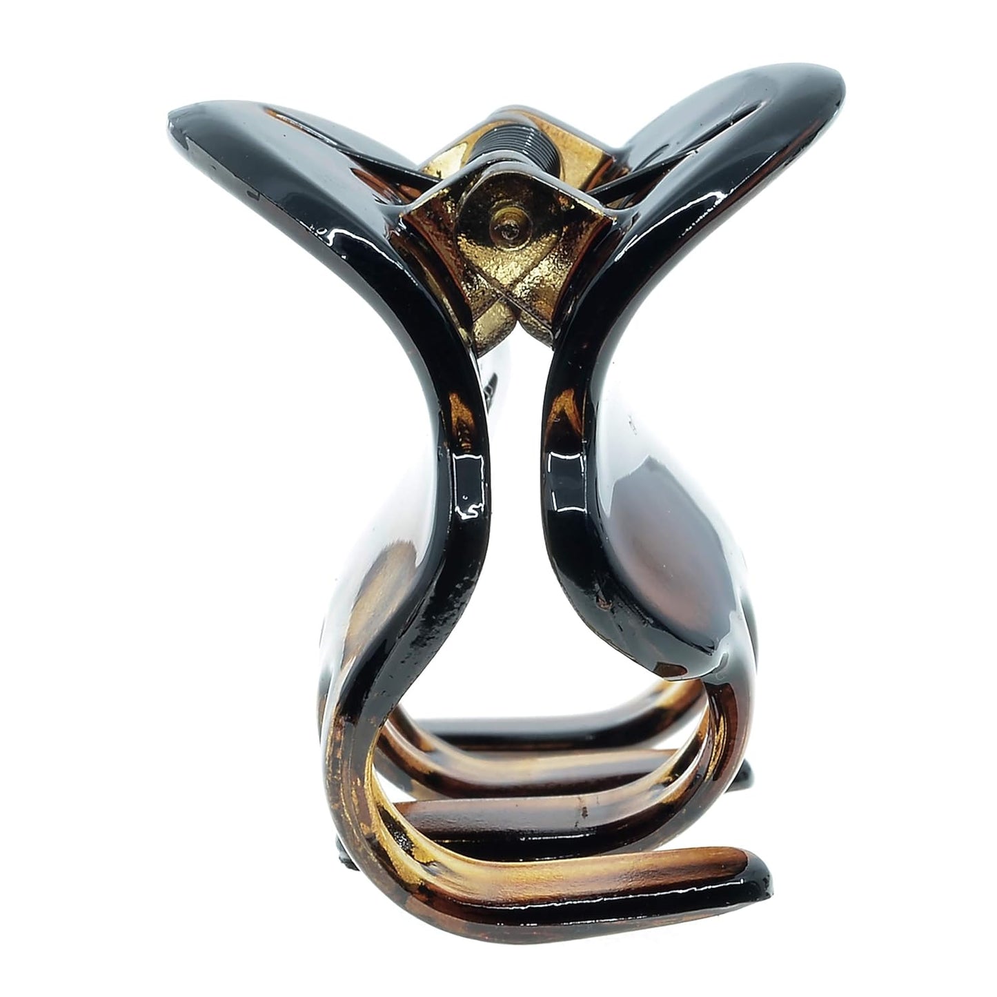 Camila Paris NV36 French Hair Clip for Women, Set of 2 Small Tortoise Girls Hair Claw Clips Fashion Durable Hair Accessories for Women, Luxury Ladies Strong Hold No Slip Grip Clamp, Made in France