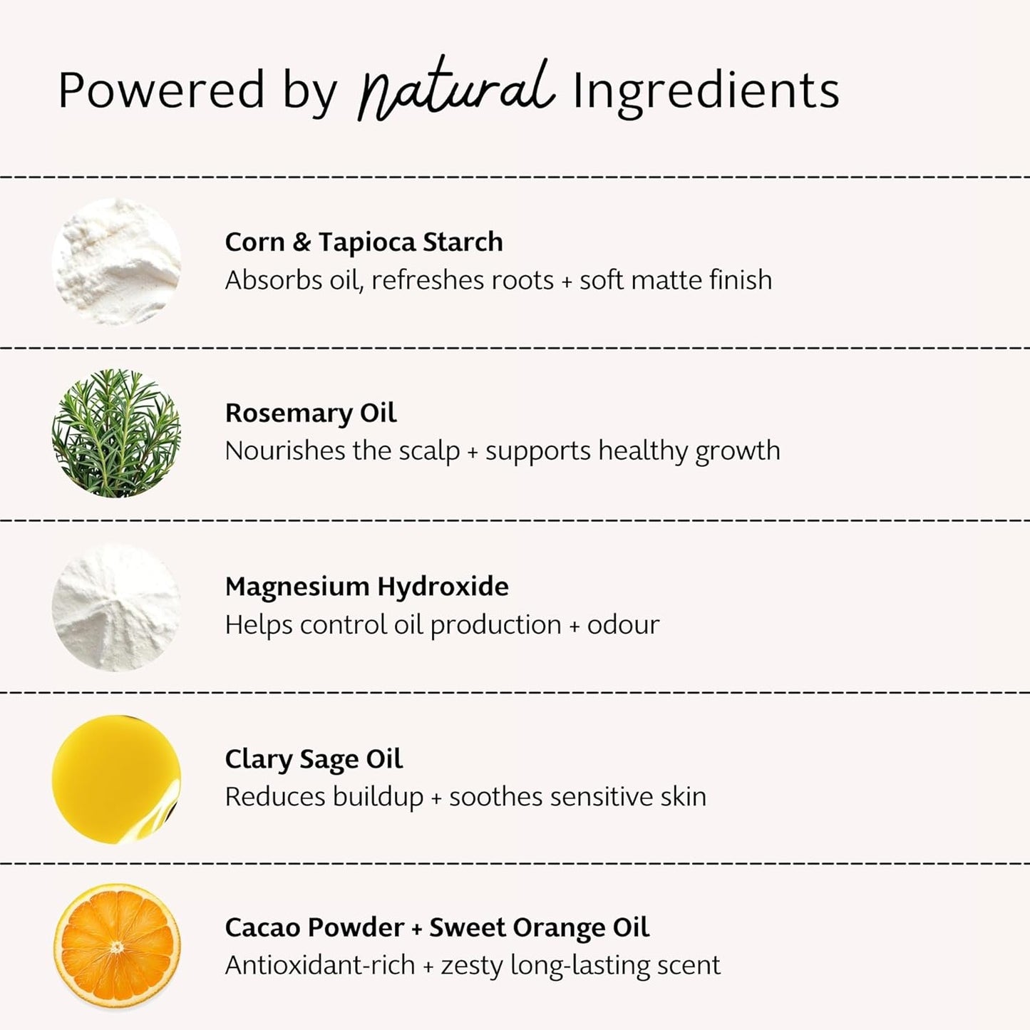 Slo | Natural Dry Shampoo Powder For Dark Hair - All Natural Ingredients, Vegan & Cruelty Free, Talc-Free Blend | Dark Hair Wild Orange + Cacao | 2 Pack (2 x 1.23oz/35g)