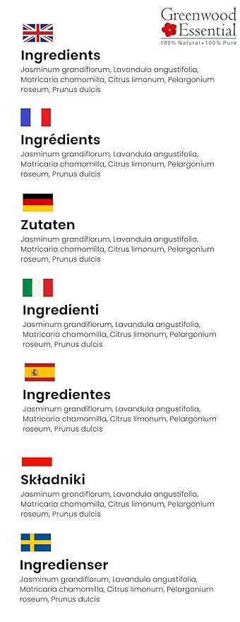 Plum & Pink Lip Oil - Blend of Jasmine, Chamomile, Rose Geranium, French Lavender & Lemon Essential Oils 10ml (0.33oz)