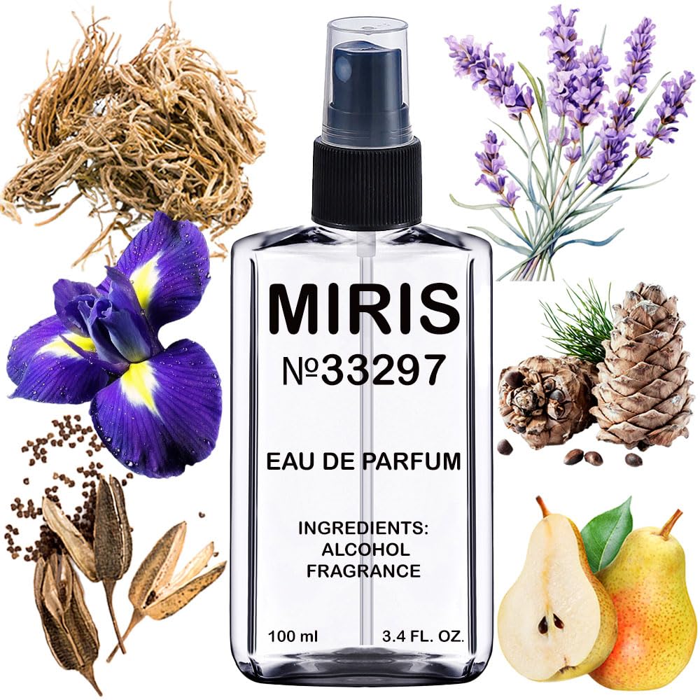 MIRIS No. 33297, Inspired by Di Homme Intense 2011, Long-Lasting Eau de Parfum for Men, Spray 3.4 Fl Oz / 100 ml