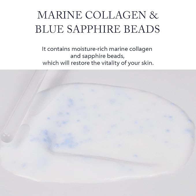 WELLDERMA Sapphire Collagen Impact Hydro Emulsion 3.38 fl.oz - Collagen Hydrating and Firming Face Lotion for Elasticity, Gloss, Skin Tightening Collagen Emulsion for Softer and Resilient Skin