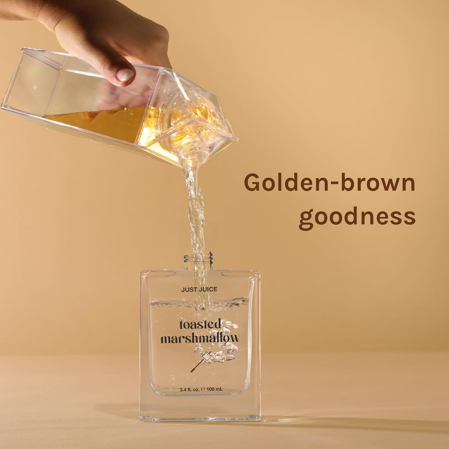 Just Juice Toasted Marshmallow - Vanilla Perfume for Women and Men - Gourmand Perfume with Caramel, Marshmallow, Amber Notes - 3.4 oz