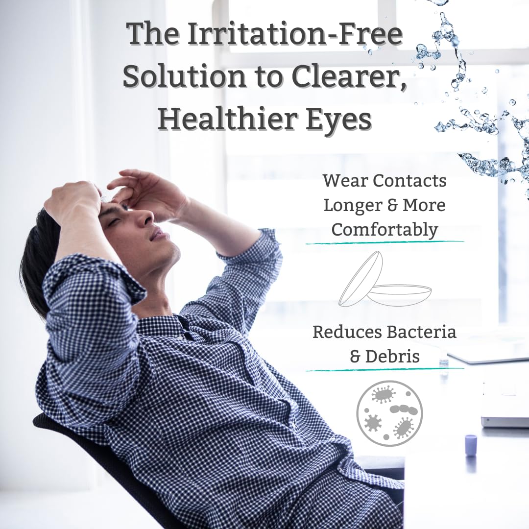 TearRestore Tea Tree HylaWipe Eyelid Wipes - 30 Count | Hydrating Eye Lid Cleanser | Blepharitis Treatment for Eyelids | Eye Lid Cleansing Wipes | Eyes Wipe for Dry, Red, Itchy, And Irritated Eyes