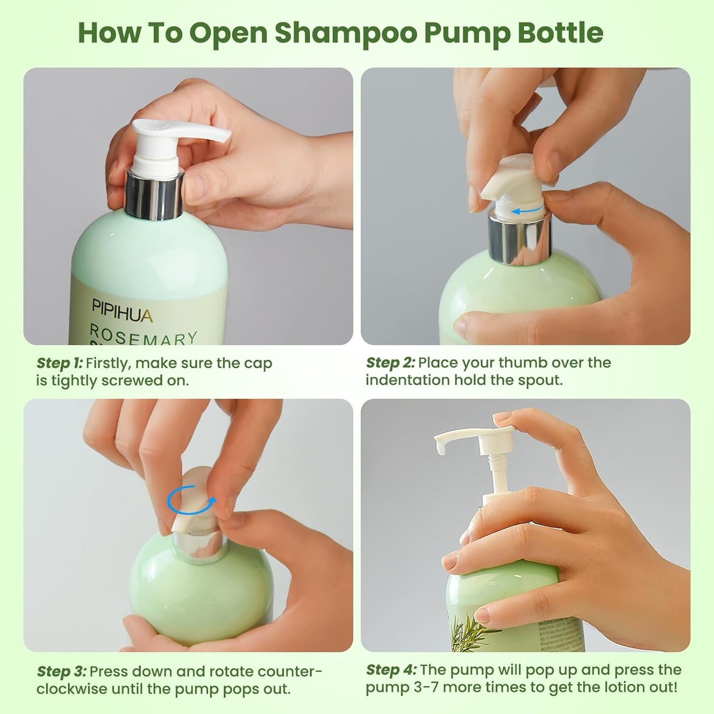 Rosemary Shampoo for Hair Growth: Thickening & Regrowth Formula for Women & Men - Rosemary Mint Strengthening Shampoo with Tea Tree Oil Biotin for Thinning & Loss Hair & Dry Damaged Care