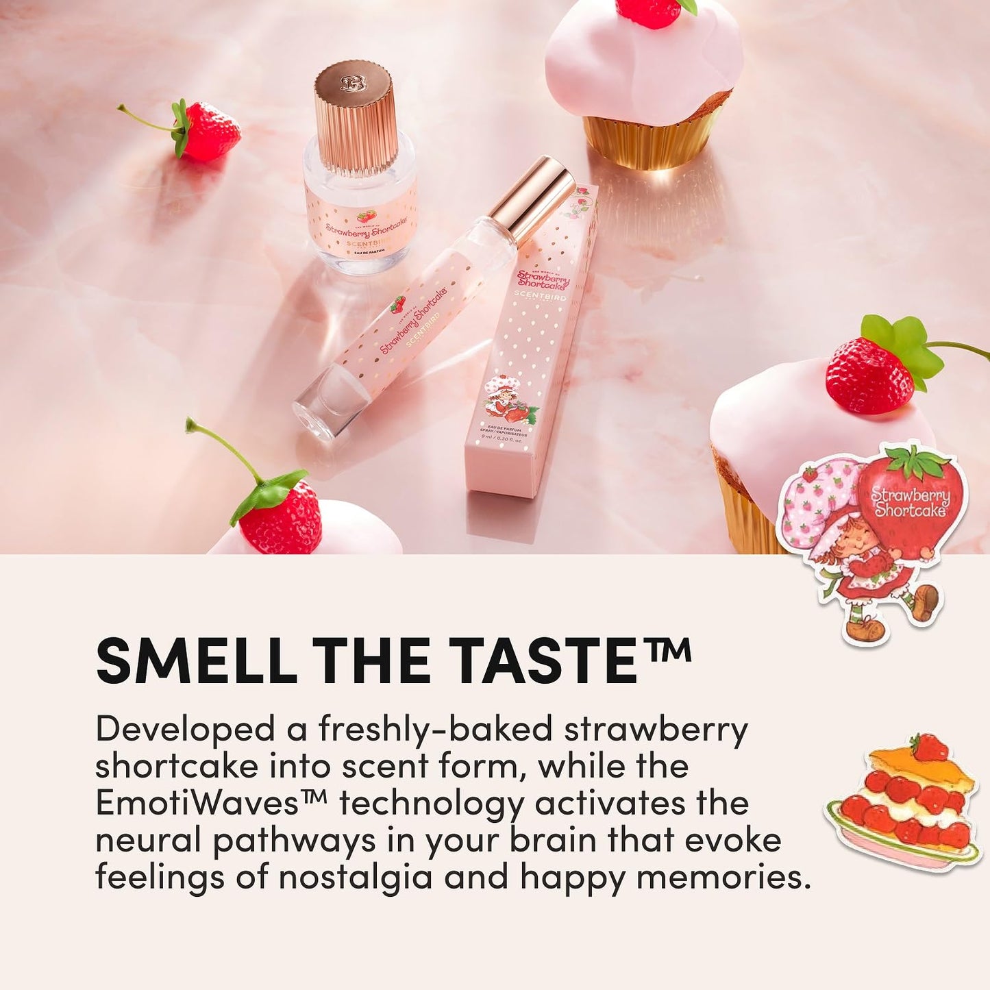 Scentbird Strawberry Shortcake Eau De Parfum - Perfume for Women - Strawberry Perfume - Fruity Scent - 9ml