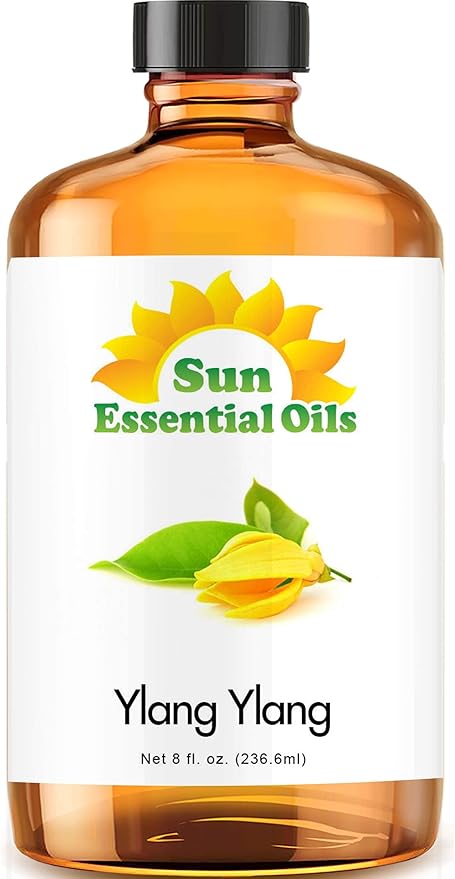 Sun Essential Oils 8 oz Ylang Ylang Essential Oil - Aromatherapy Oil