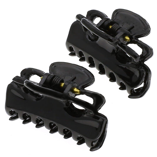 Camila Paris CP2671/2 French Hair Clip for Women, Set of 2 Small 1 inch Girls Hair Claw Clip Jaw Fashion Durable Styling Hair Accessories for Women, Ladies Strong Hold Grip Clamp, Made in France