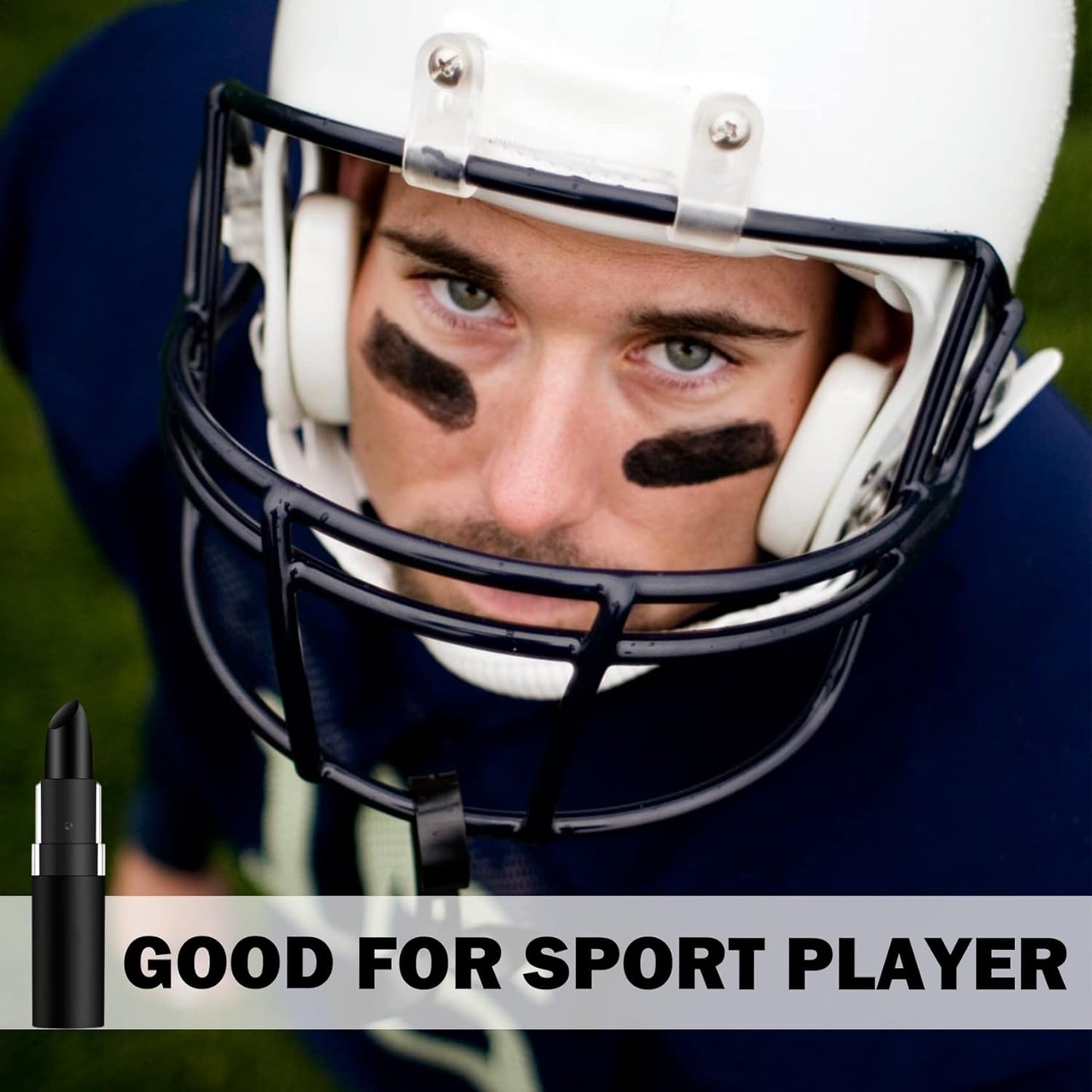 CAHIUYOA Eye Black Stick for Sports,Professional Eyeblack Sports Football Baseball Softball Eye Black Eye Shadows Face Body Paint Stick Makeup