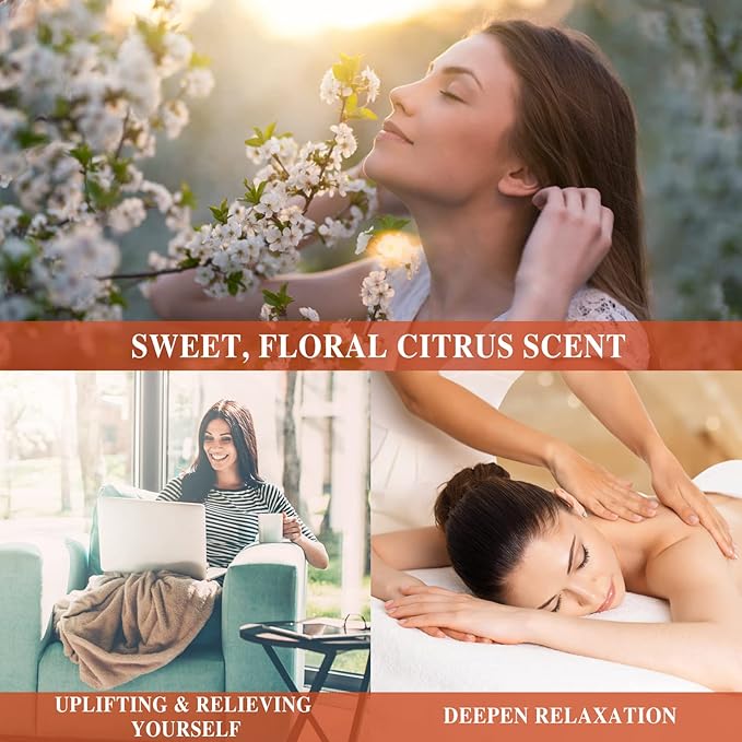 Tangerine Essential Oil, MAYJAM 10ML/0.33FL.OZ Premium Tangerine Oils for Soap Candle Making, Diffuser, Bedroom, Living Room, Office