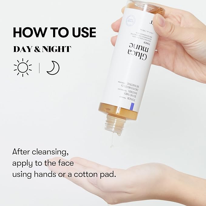 VT COSMETICS Glucamune Facial Toner with Vegan Mucin, Hydrating & Soothing for Dry, Sensitive, and Combination Skin, Korean Skincare, Fragrance-Free