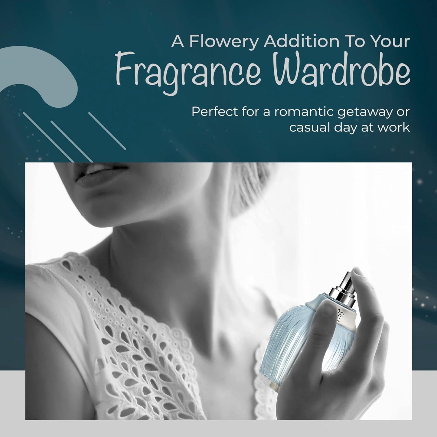 Women's Perfume – INSPIRED by A WORLD RENOWNED WOMEN’S PERFUME – Grapefruit, Bergamot, Mandarin Orange, Rose – Fresh, Floral, Citrusy, Long-lasting – 3.4 fl oz