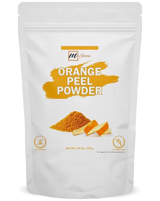 100% Natural Orange Peel Powder For Skin Care 0.50 LBS / 227 GMS